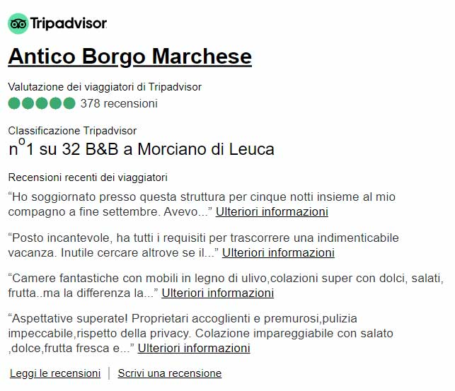 Recensioni Booking